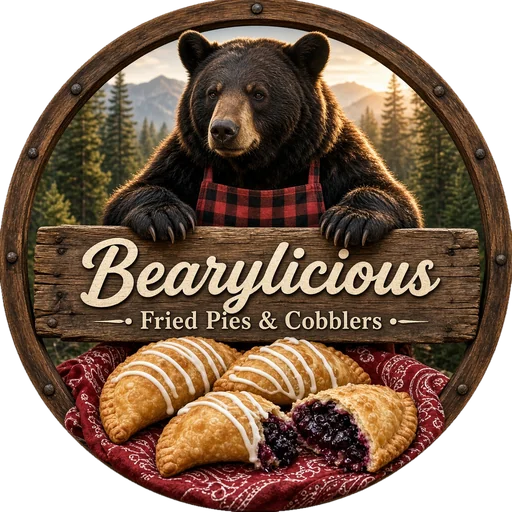 Bearylicious Fried Pies & Cobblers logo